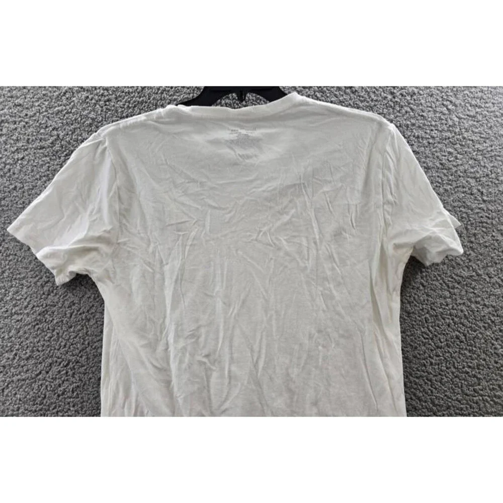 Hanes Originals Supersoft T-Shirt Men's M White Crew Neck Short Sleeve Pullover